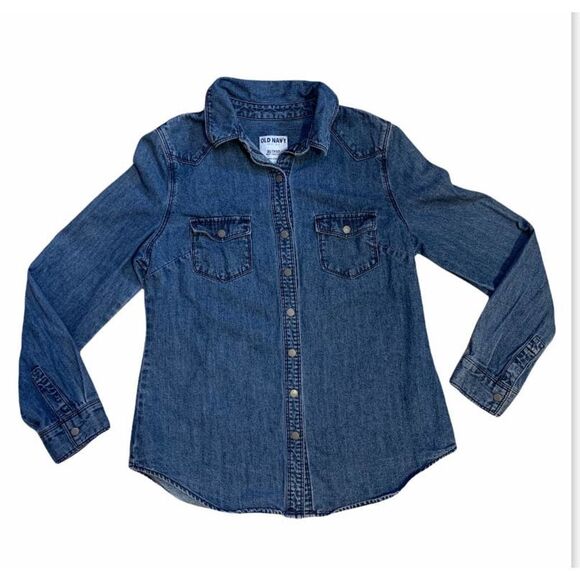 Old Navy Womens Denim Jean Jacket XS Petite EUC - Picture 1 of 12